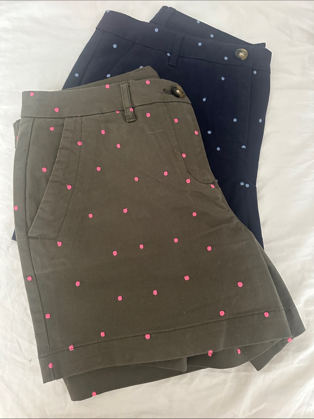 Boden shorts with embroidered dots